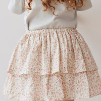 Organic Cotton Heidi Skirt - Fifi Floral Childrens Skirt from Jamie Kay Australia