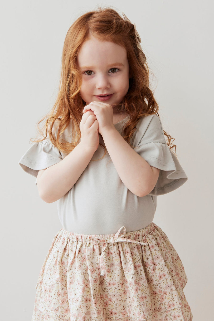 Organic Cotton Heidi Skirt - Fifi Floral Childrens Skirt from Jamie Kay Australia