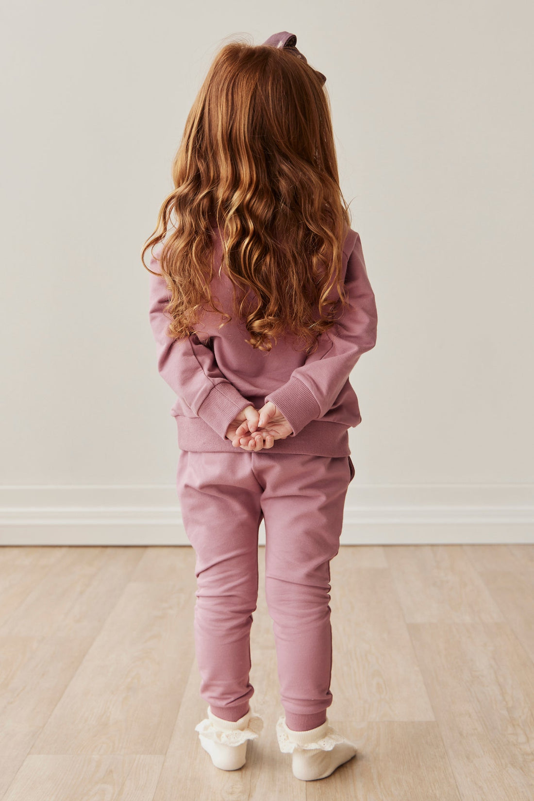 Organic Cotton Morgan Track Pant - Lillium Childrens Pant from Jamie Kay Australia