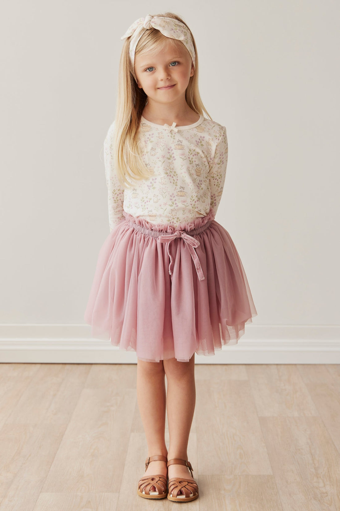 Organic Cotton Long Sleeve Top - Moons Garden Childrens Top from Jamie Kay Australia