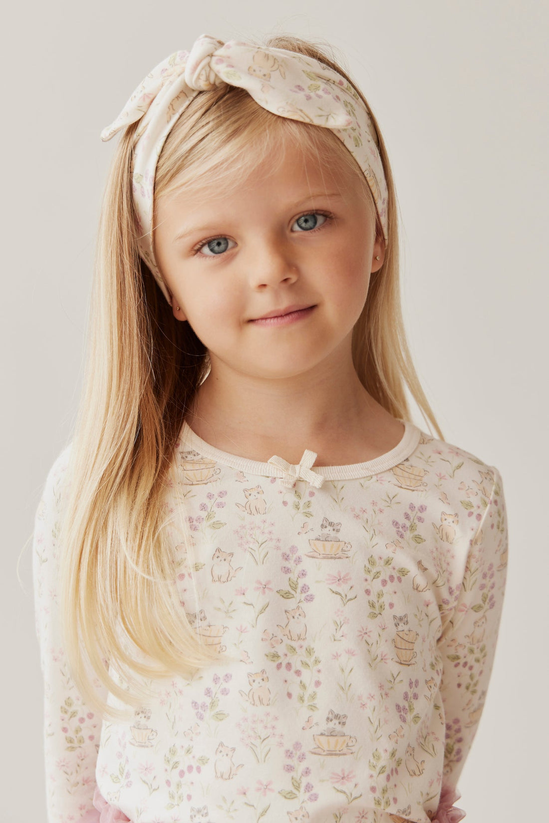 Organic Cotton Long Sleeve Top - Moons Garden Childrens Top from Jamie Kay Australia