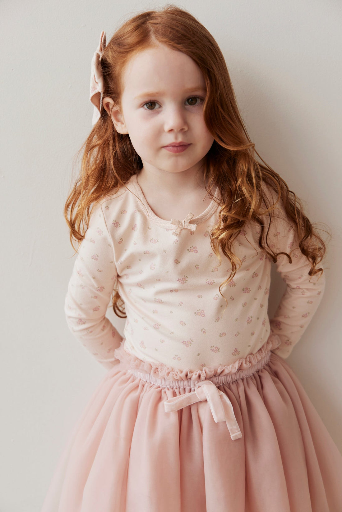 Organic Cotton Bridget Long Sleeve Top - Irina Shell Childrens Top from Jamie Kay Australia