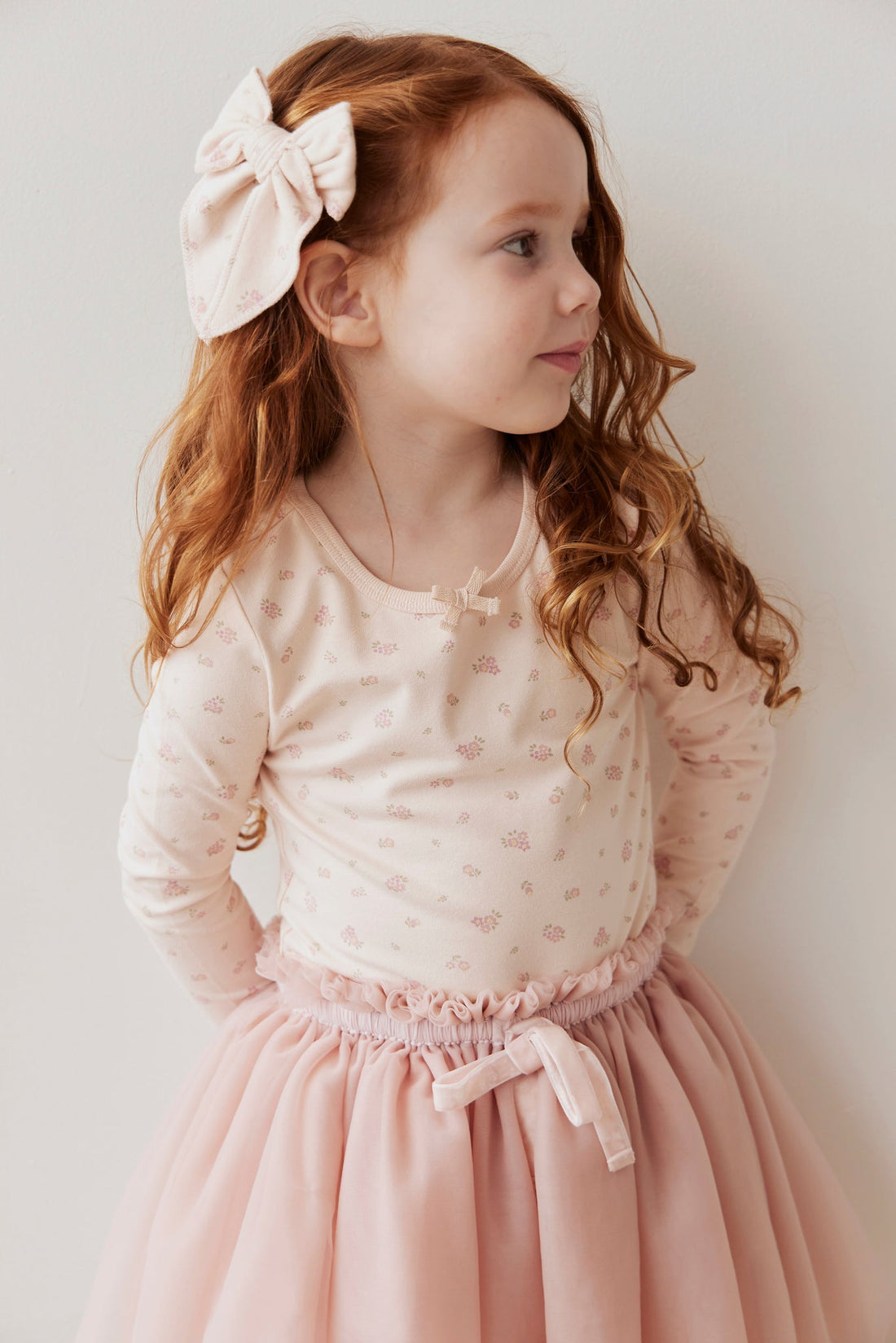 Organic Cotton Bridget Long Sleeve Top - Irina Shell Childrens Top from Jamie Kay Australia