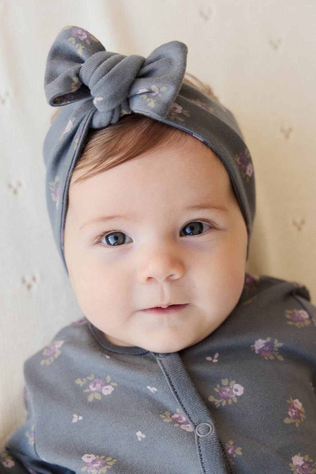 Organic Cotton Headband - Simone Lava Childrens Headband from Jamie Kay Australia