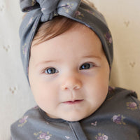 Organic Cotton Headband - Simone Lava Childrens Headband from Jamie Kay Australia