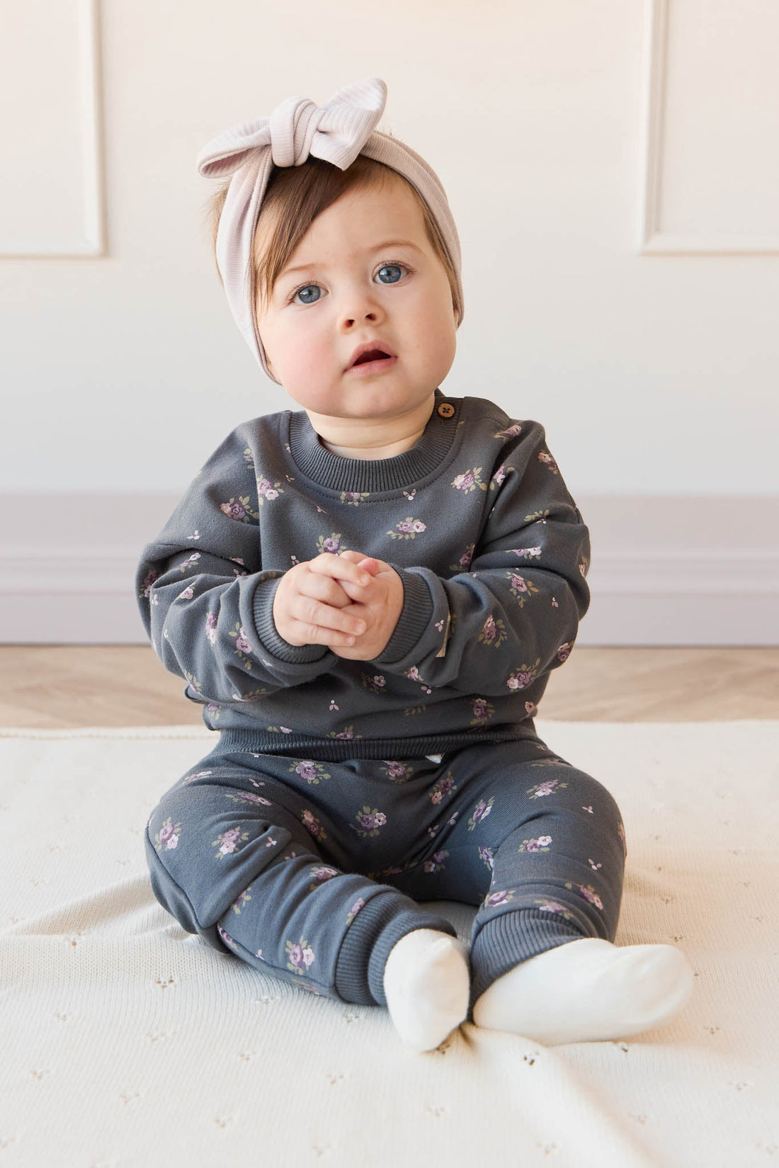 Organic Cotton Morgan Track Pant - Simone Lava Childrens Pant from Jamie Kay Australia