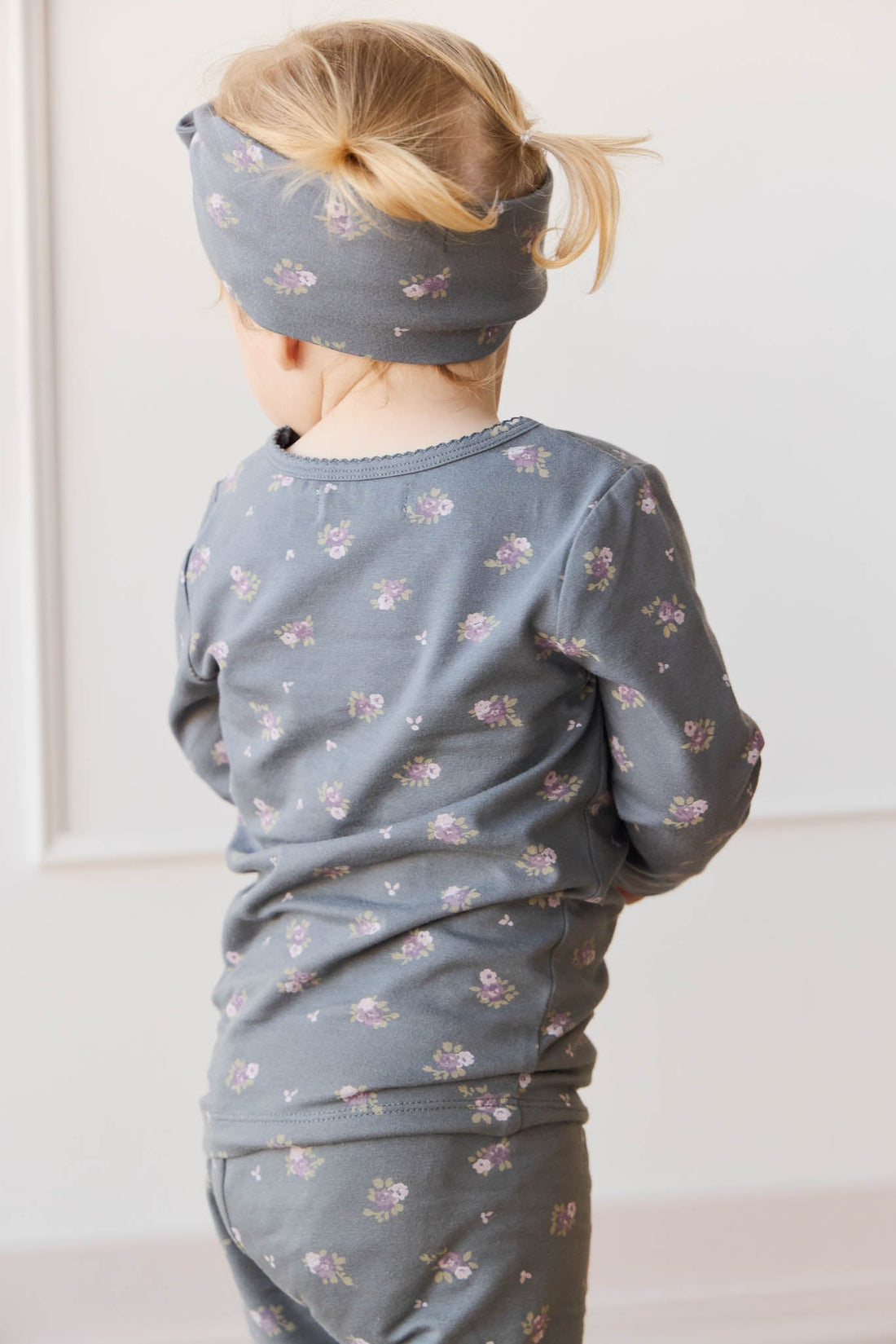 Organic Cotton Long Sleeve Top - Simone Lava Childrens Top from Jamie Kay Australia