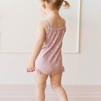 Robin Swimsuit - Mon Amour Rose Large Childrens Swimwear from Jamie Kay Australia