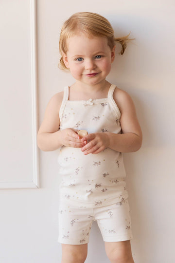 Organic Cotton Singlet - Playful Kittens Childrens Singlet from Jamie Kay Australia