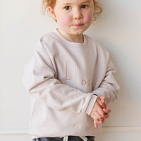 Organic Cotton Bobbie Sweatshirt - Luna Flora Childrens Top from Jamie Kay Australia