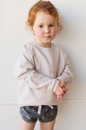 Organic Cotton Bobbie Sweatshirt - Luna Flora Childrens Top from Jamie Kay Australia