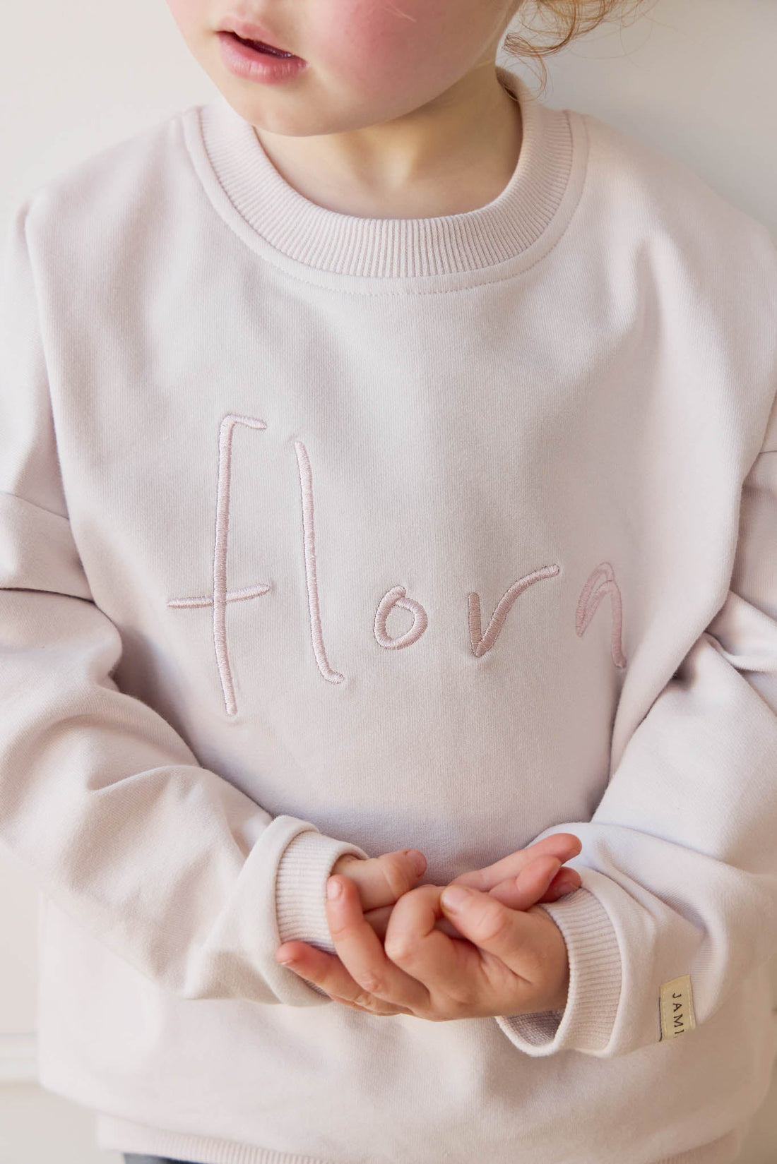 Organic Cotton Bobbie Sweatshirt - Luna Flora Childrens Top from Jamie Kay Australia