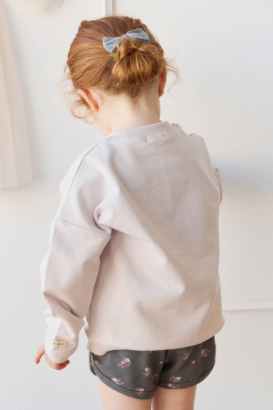 Organic Cotton Bobbie Sweatshirt - Luna Flora Childrens Top from Jamie Kay Australia