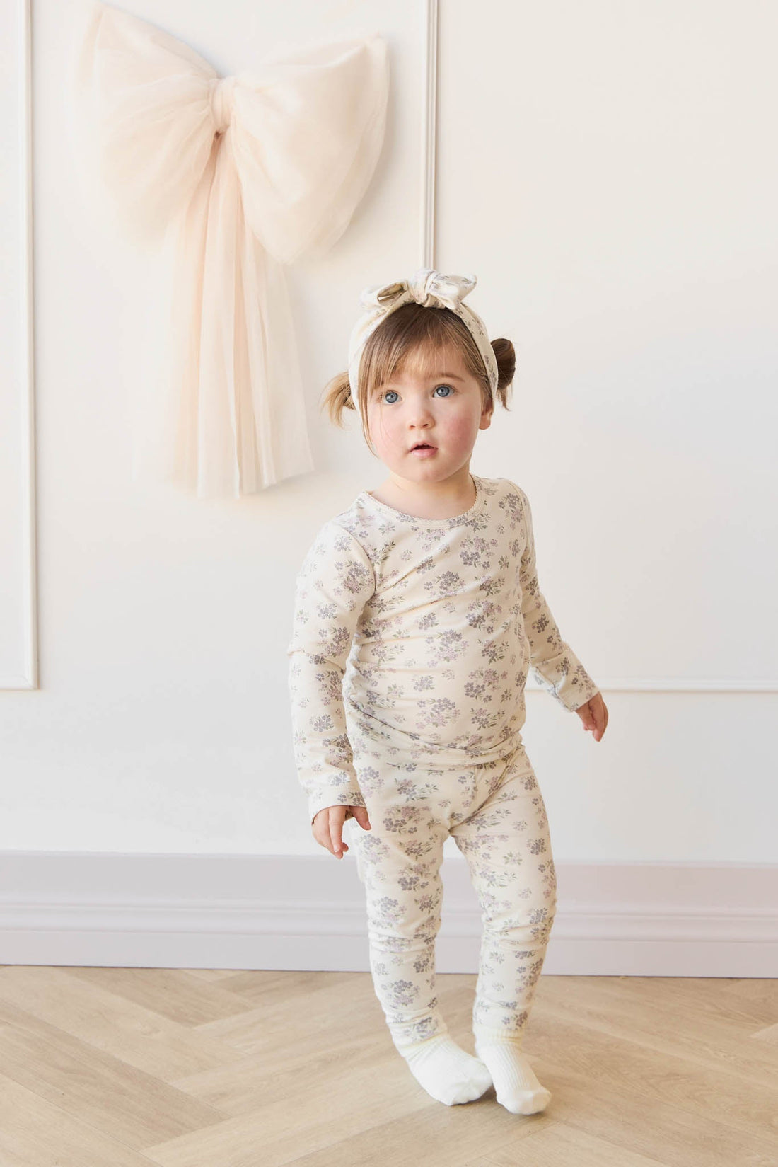 Organic Cotton Long Sleeve Top - Selena Tofu Childrens Top from Jamie Kay Australia