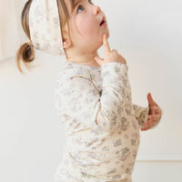 Organic Cotton Long Sleeve Top - Selena Tofu Childrens Top from Jamie Kay Australia