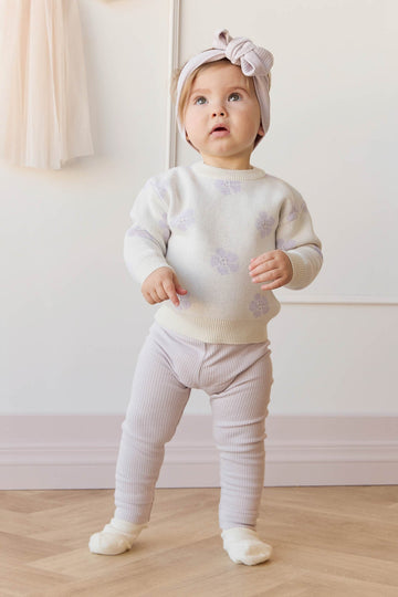 Organic Cotton Modal Everyday Legging - Luna Childrens Legging from Jamie Kay Australia