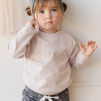 Organic Cotton Ivy Shortie - Simone Lava Childrens Short from Jamie Kay Australia