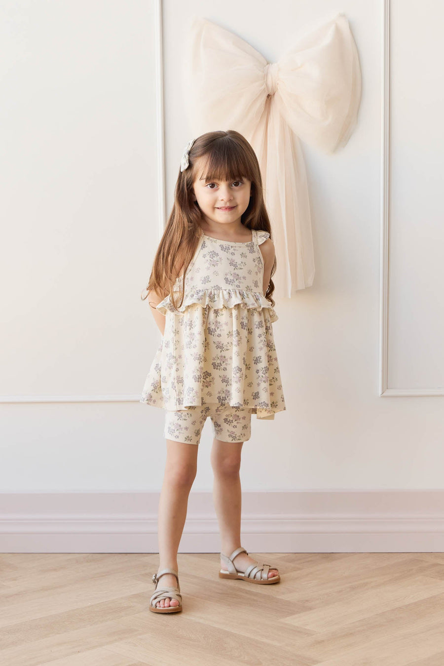 Organic Cotton Everyday Bike Short - Selena Tofu Childrens Short from Jamie Kay Australia