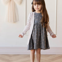 Organic Cotton Modal Cardigan - Luna Childrens Cardigan from Jamie Kay Australia