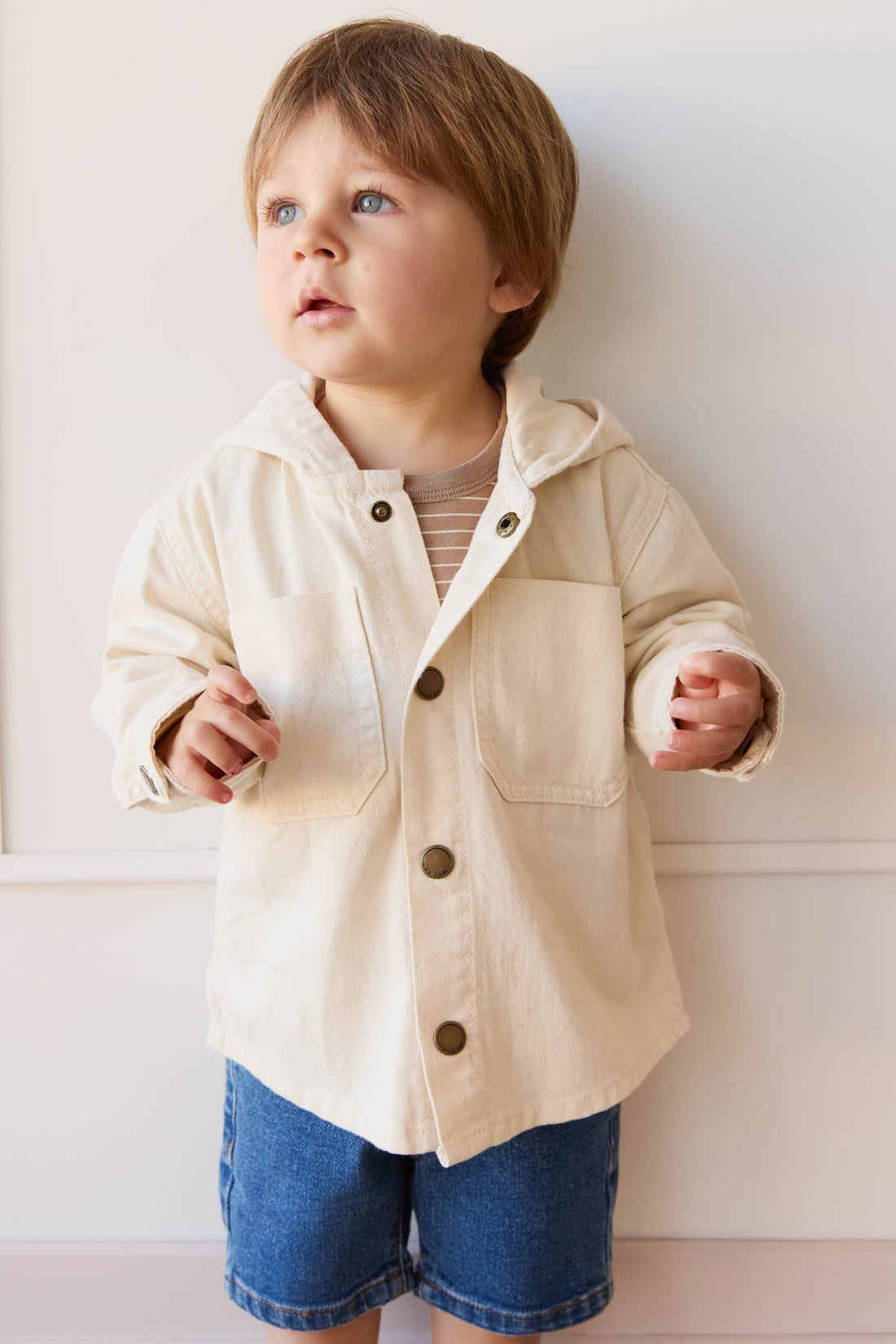 Blair Jacket - Natural Childrens Jacket from Jamie Kay Australia