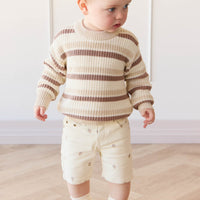 Leon Jumper - Jacapo Stripe Childrens Jumper from Jamie Kay Australia