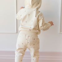 Organic Cotton Erol Hoodie - Acorns Whitecap Gray Childrens Top from Jamie Kay Australia