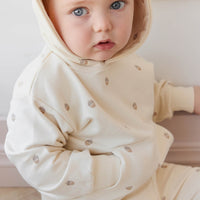 Organic Cotton Erol Hoodie - Acorns Whitecap Gray Childrens Top from Jamie Kay Australia