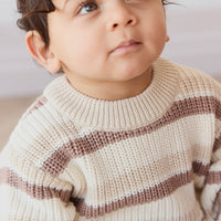 Leon Jumper - Jacapo Stripe Childrens Jumper from Jamie Kay Australia