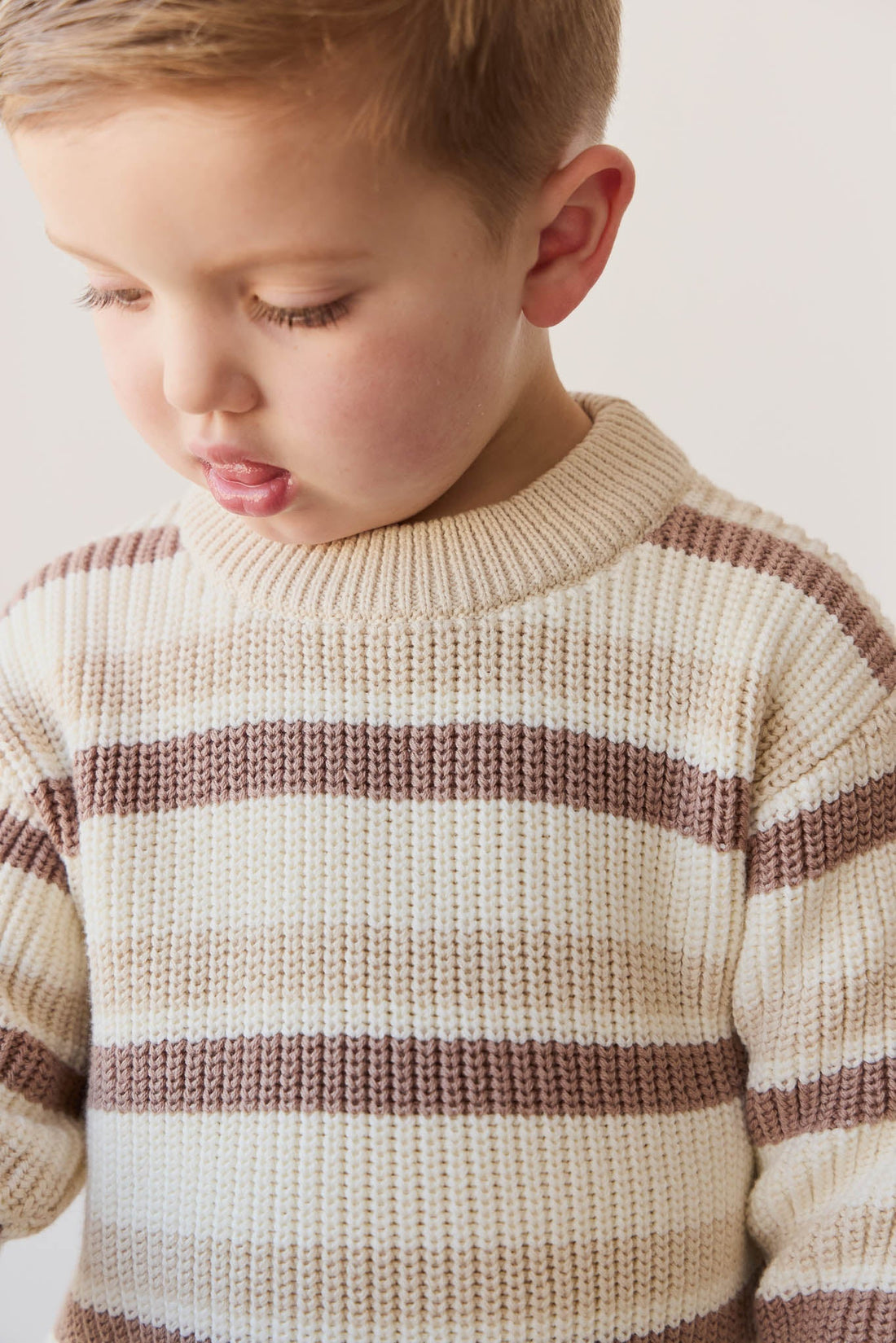 Leon Jumper - Jacapo Stripe Childrens Jumper from Jamie Kay Australia