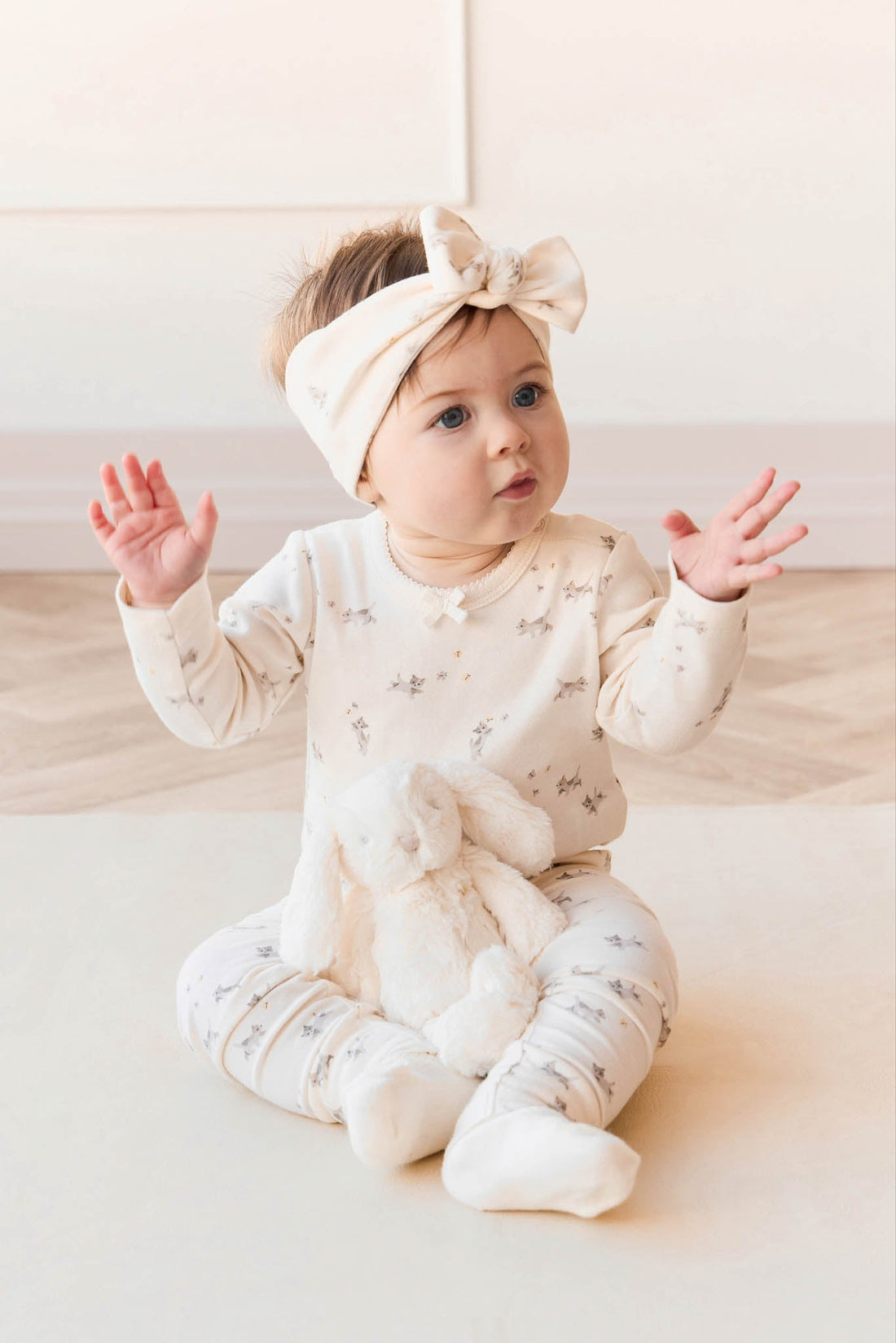 Organic Cotton Everyday Legging - Playful Kittens Childrens Legging from Jamie Kay Australia