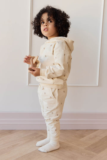 Organic Cotton Jalen Track Pant - Acorns Whitecap Gray Childrens Pant from Jamie Kay Australia