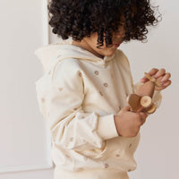 Organic Cotton Erol Hoodie - Acorns Whitecap Gray Childrens Top from Jamie Kay Australia