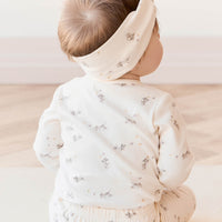 Organic Cotton Long Sleeve Bodysuit - Playful Kittens Childrens Bodysuit from Jamie Kay Australia