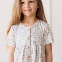 Organic Cotton Lola Dress - Fifi Lilac Childrens Dress from Jamie Kay Australia