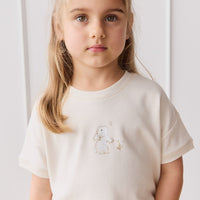 Pima Cotton Mimi Top - Cloud Carissa Childrens Top from Jamie Kay Australia