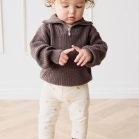 Organic Cotton Everyday Legging - Acorns Tofu Childrens Legging from Jamie Kay Australia