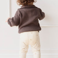 James Half Zip Jumper - Wolf Childrens Jumper from Jamie Kay Australia