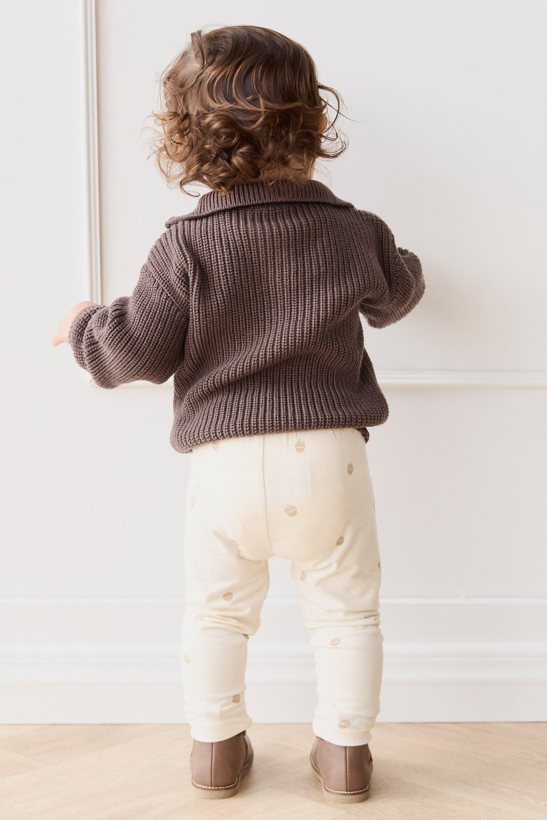 Organic Cotton Everyday Legging - Acorns Tofu Childrens Legging from Jamie Kay Australia