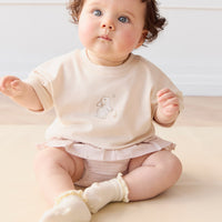 Pima Cotton Mimi Top - Cloud Carissa Childrens Top from Jamie Kay Australia