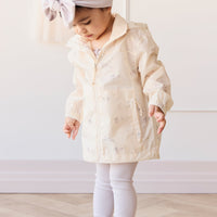 Avery Jacket - Playful Kitten Whisper White Childrens Jacket from Jamie Kay Australia