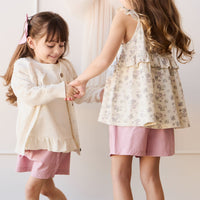 Organic Cotton Neve Short - Flora Childrens Short from Jamie Kay Australia