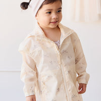 Avery Jacket - Playful Kitten Whisper White Childrens Jacket from Jamie Kay Australia