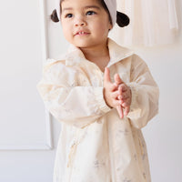 Avery Jacket - Playful Kitten Whisper White Childrens Jacket from Jamie Kay Australia