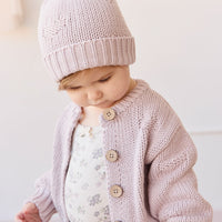 Sienna Cardigan - Violet Tint Childrens Cardigan from Jamie Kay Australia