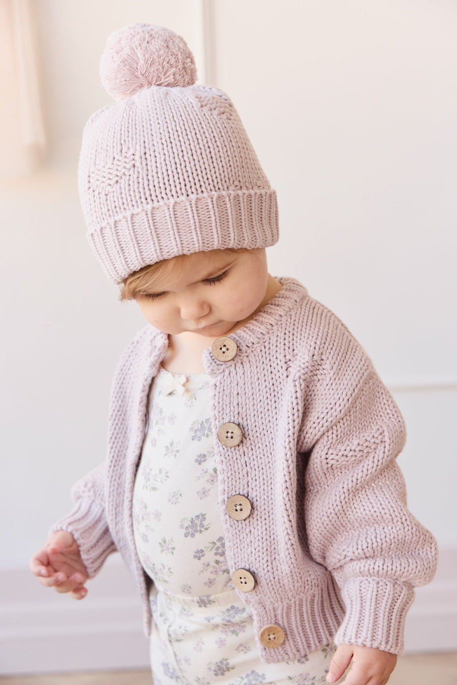 Sienna Cardigan - Violet Tint Childrens Cardigan from Jamie Kay Australia