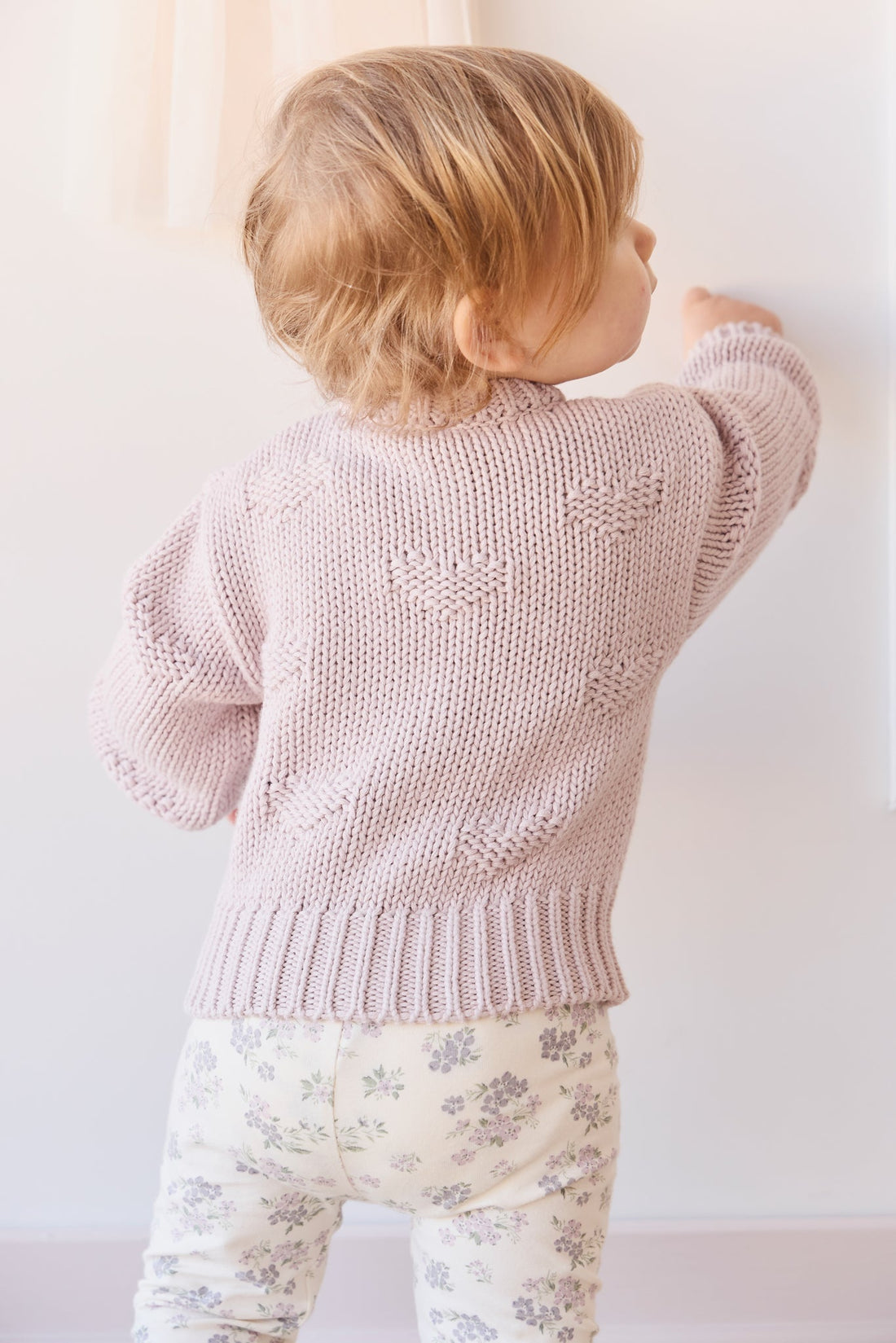 Sienna Cardigan - Violet Tint Childrens Cardigan from Jamie Kay Australia