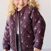 Cammy Jacket - Cherry Love Lava Childrens Jacket from Jamie Kay Australia