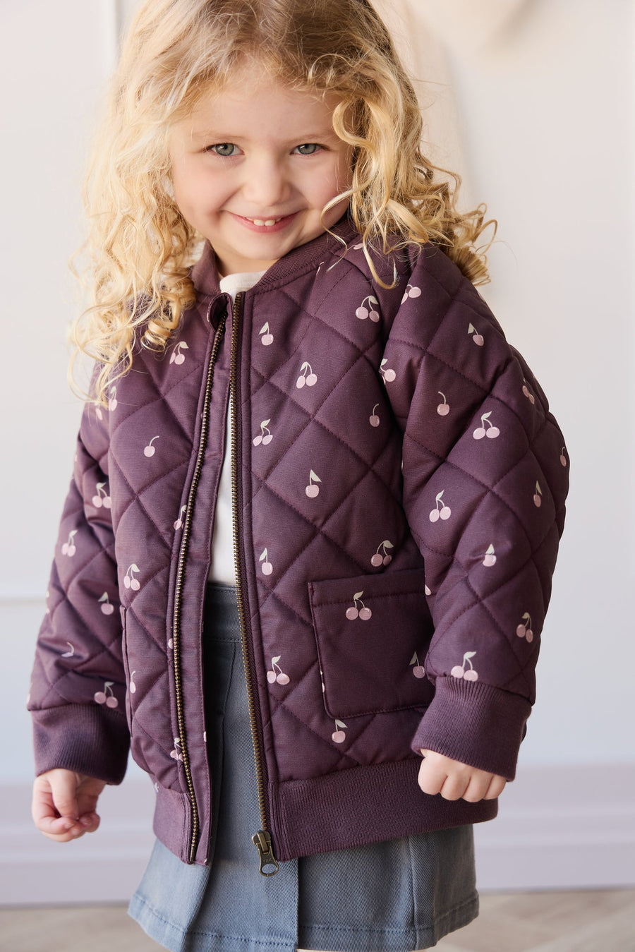 Cammy Jacket - Cherry Love Lava Childrens Jacket from Jamie Kay Australia