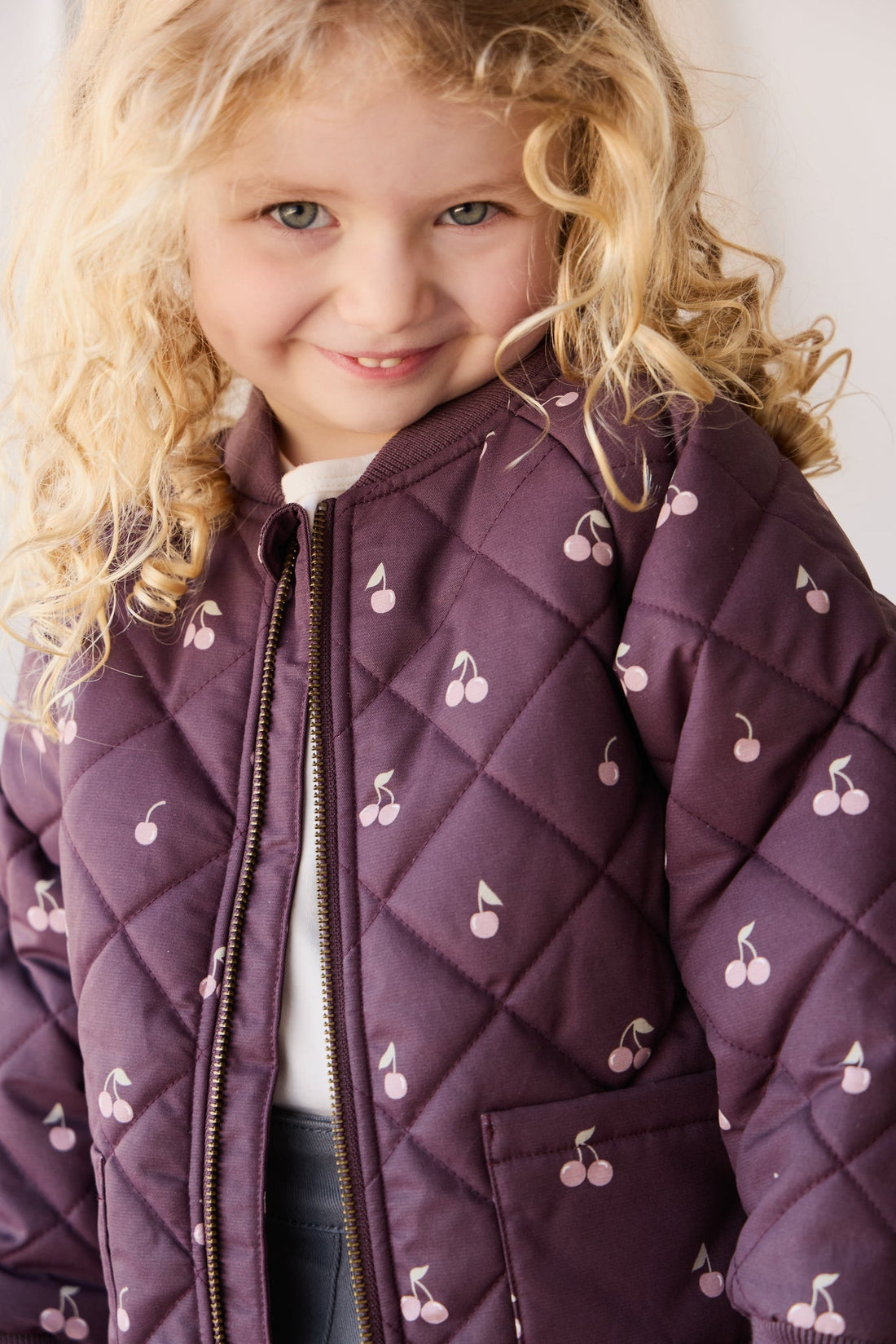 Cammy Jacket - Cherry Love Lava Childrens Jacket from Jamie Kay Australia