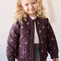 Cammy Jacket - Cherry Love Lava Childrens Jacket from Jamie Kay Australia